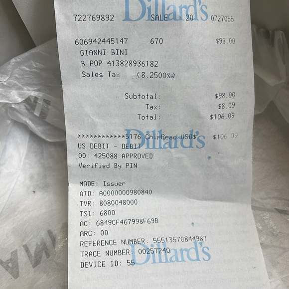 Gianni Bini Rosielynn Silver Heels - Picture 5 of 5